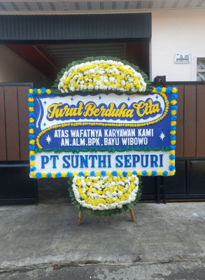 Papan Bunga Duka di Cibeureuyeuh